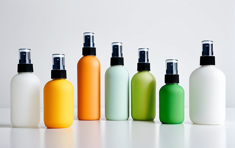 여행 시 사용할 수 있는 대체 용기 - "A fully clothed woman packing small, travel-sized containers into a suitcase, surrounded by clothes...